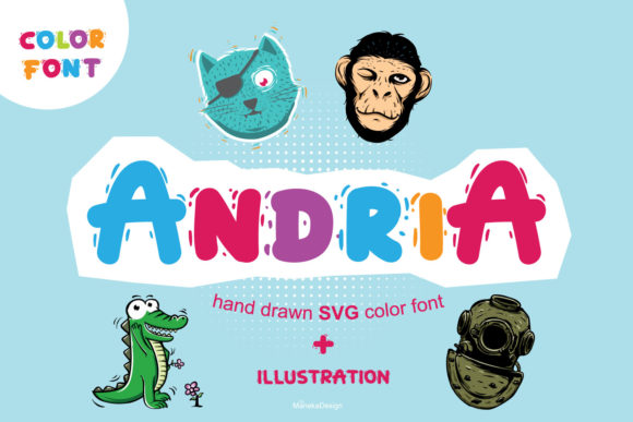 Andria: A Playful Display Font for Bold Campaigns
