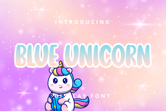 Blue Unicorn Font for Web Design