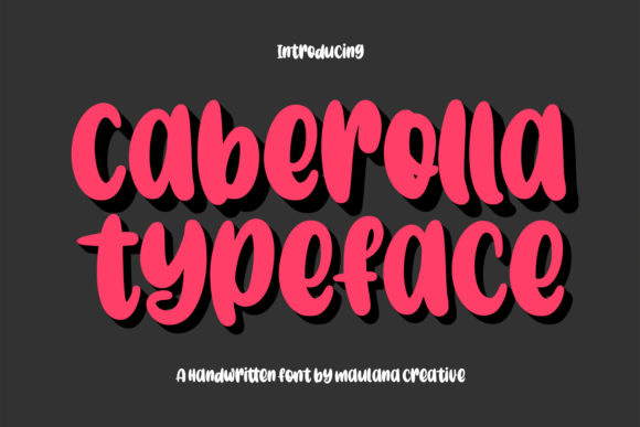 Caberolla: A Friendly Display Font for Editorial Design
