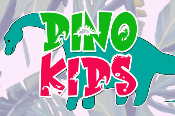 Dino Kids: The Bold Display Typeface for Vibrant Web Experiences