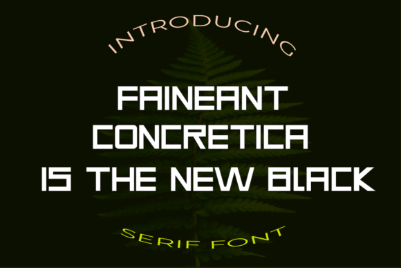 Faineant Font for Bold Web Design