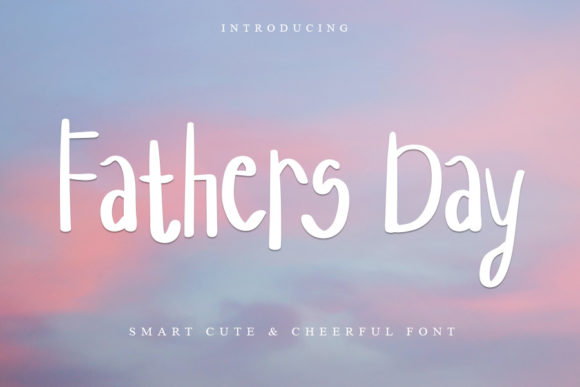 Fathers Day Font for Web Design