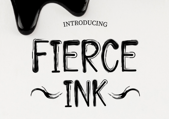 Fierce Ink: A Modern Display Font for Web Projects