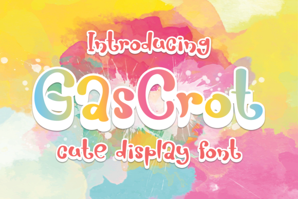 Gas Crot: A Playful Display Font for Editorial Creativity
