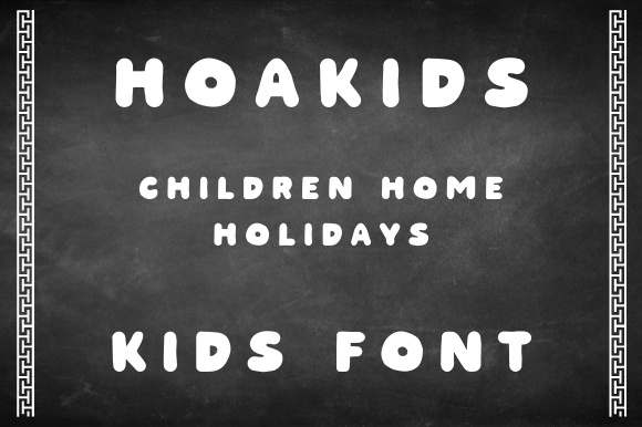 HOAKIDS: The Friendly Display Typeface That Elevates Digital Branding