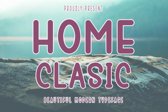 Home Classic: A Balanced Display Font for Editorial Design