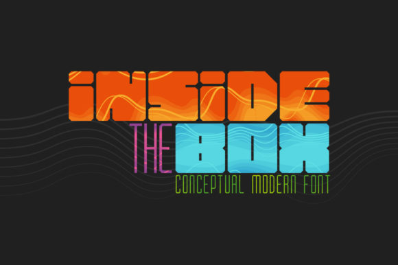 Inside the Box: A Whimsical Display Font for Modern Editorial Design