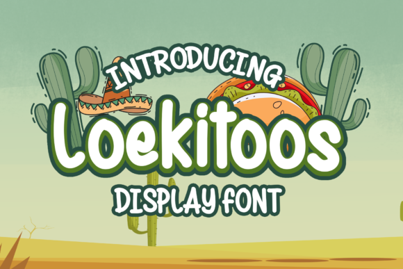 Loekitoos: A Quirky Display Font for Web Design