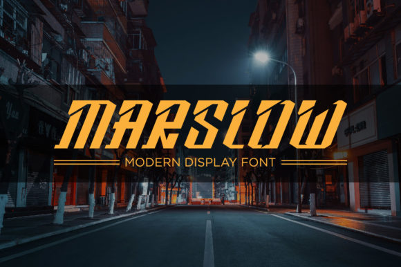 Marslow: The Bold Display Font That Elevates Small Business Branding