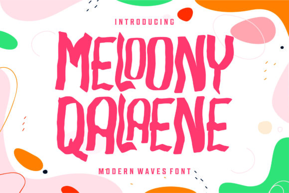 Meloony Qalaene Font for Handmade Creations