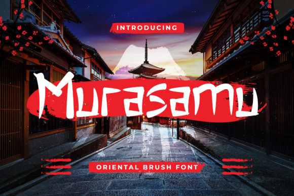 Murasamu: The Japanese-Inspired Display Typeface for Modern Web Design