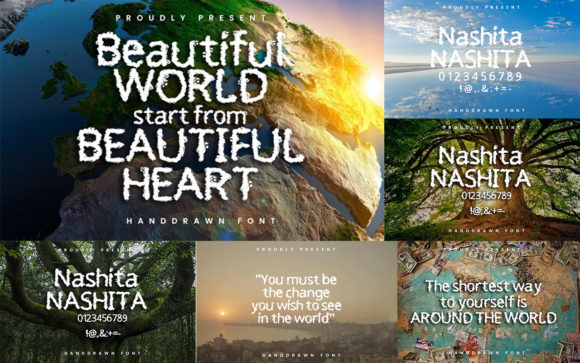 Nashita Font for Handmade Creations