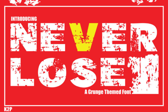 Never Lose Font for Bold Web Design