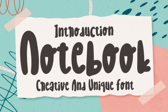 Notebook: A Creative Display Font for Modern Web Design