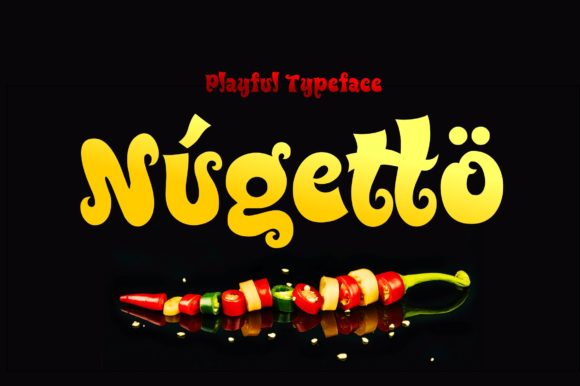 Nugetto: A Playful Font for Polished Branding
