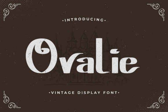 Ovalie Display Font for Handmade Creations
