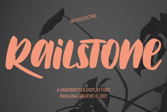 Railstone: A Trendy Font That Elevates Branding