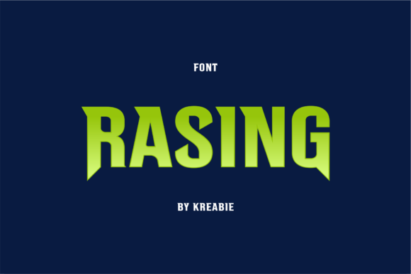 Rasing: The Bold Display Typeface That Elevates Campaign Visuals