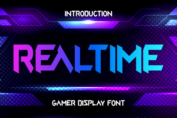 Realtime Font for Bold Editorial Design