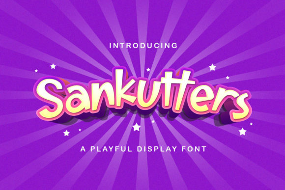 Sankutters: A Charming Display Font for Creative Projects
