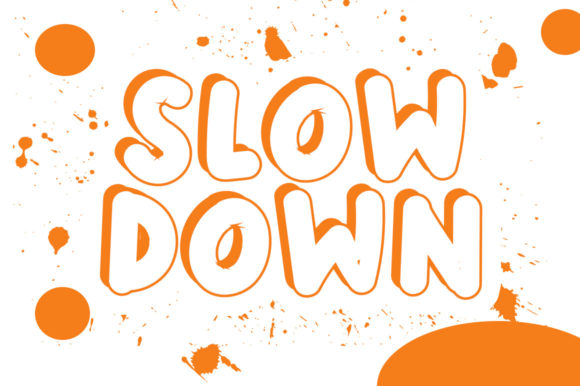Slow Down: The Perfect Display Typeface for Handmade Crafts