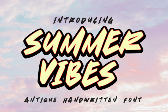 Summer Vibes: The Bold Typeface That Elevates Small Business Branding