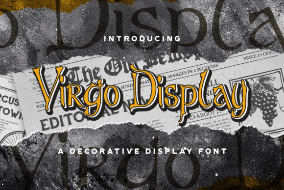 Virgo Font for Web Design Projects