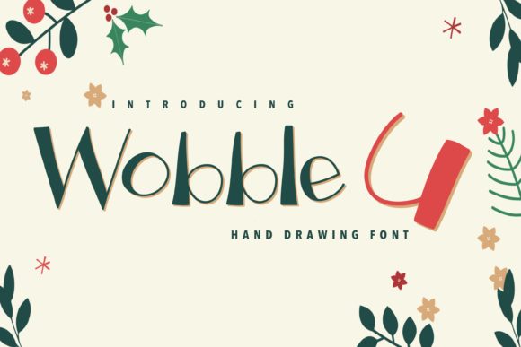 Wobble U: A Quirky Display Font for Creative Publishing